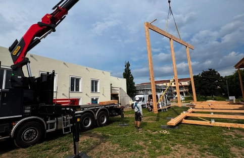 Alti Lev Levage Et Manutention Strasbourg Maison A Ossature Bois Alti Lev Levage Et Manutention Strasbourg Maison A Ossature Bois